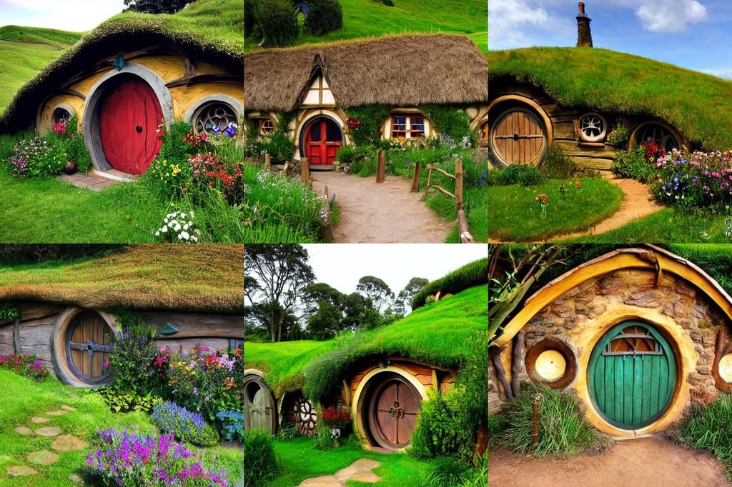 Hobbiton in the shire