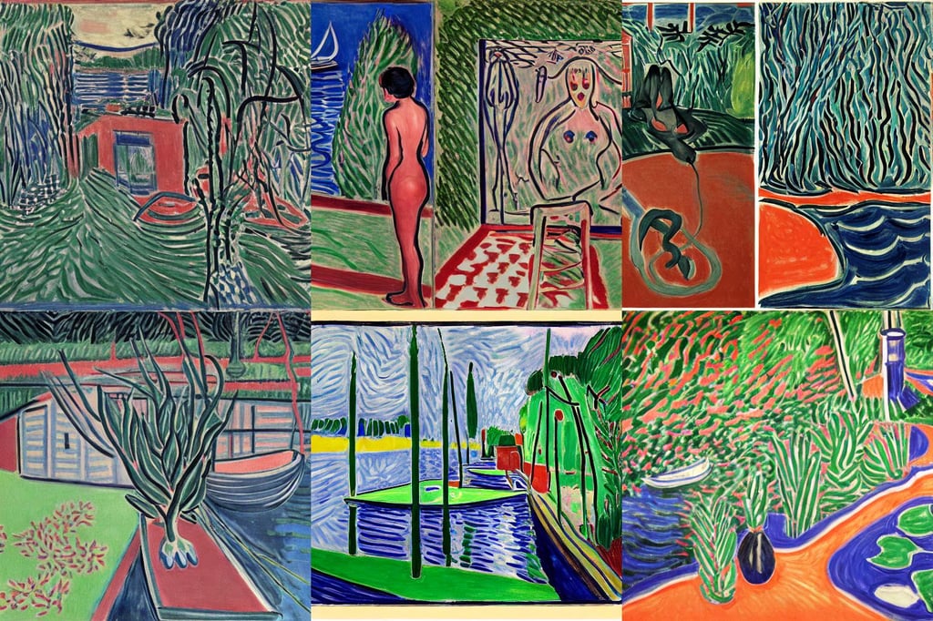 behind the boathouse show you my dark secret, art by Henri Matisse, highly detailed, insanely detailed and intricate, he has two scalpels made of laser-light in his hands, art by Edvard Munch, Cinematic + Nikon TF420, symmetrical face, art by Jackson Pollock, close up, art by Mark Rothko, art by Édouard Manet, art by Piero Della Francesca, art by Édouard Manet, Set in the Rocky Mountains, art by Paul Cézanne