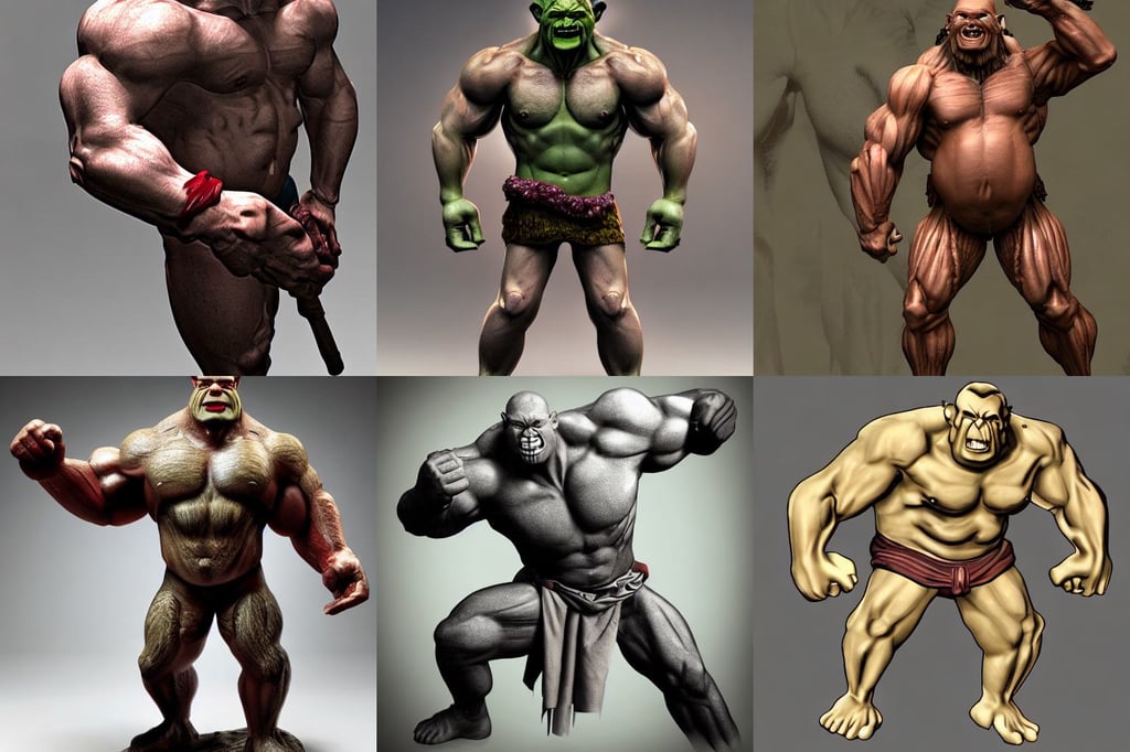 muscular orc