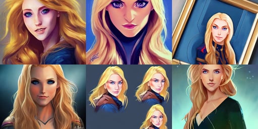 a portrait of a young woman with blonde hair, brave, rich, fancy clothes, shallan davar, blue eyes, beautiful, smiling, thick hair, dnd, rpg, outgoing, glowing, quick witted, artgerm style