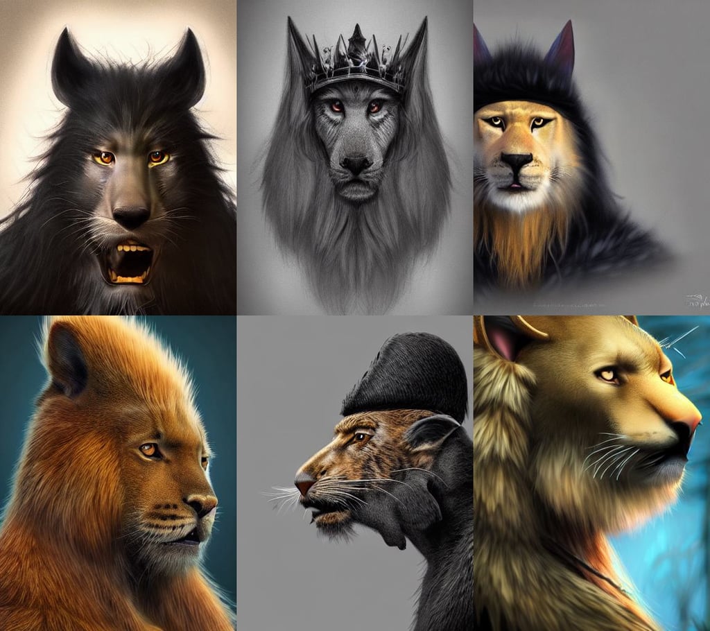 extremely realistic portrait of a real life panter king with a very long fur and a wizard hat, fantasy, trending on artstation, heroic pose, highly detailed, profile picture,  8k