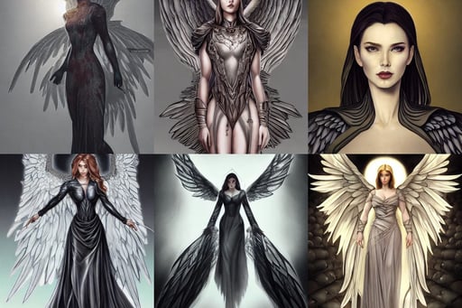 a beautiful cinematic female archangel queen, ArtGerm CEL SHADED CLASSICAL ANIMATION CEL., illustrations, worksafe, art claudiu - antoniu magherusan, lace neckline, dim dusk lighting, black walls. timber floor. low ceilings with spots. curved furniture, covered in scars!, tube