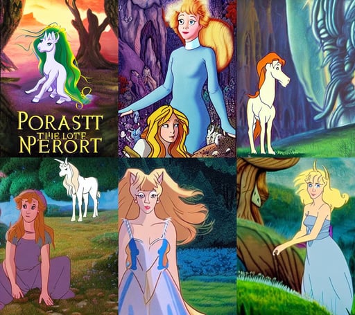 portrait of the last unicorn the movie