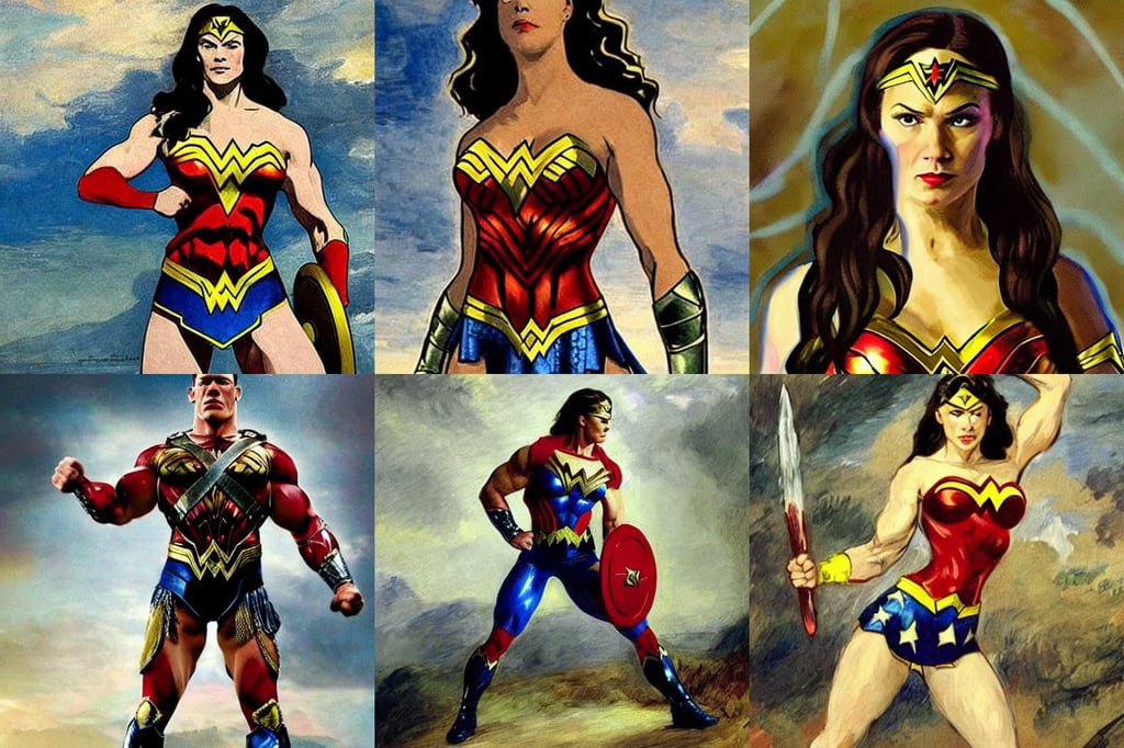 Discussion] What's your favourite Wonder Woman costume? Art by Jen