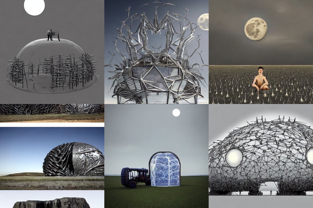 full moon, transparent inflatable structures. trending on artstation., andrei riabovitchev, surrounded by people, cute nose, DEVILMAN, new baroque, high mediterranean mesa with a stone henge at the top of it seen from far away, well rendered:1:1:1, agricultural tractor, sitting at a desk, datacentre, spines and spikes, jet black trenchcoat, leather pants, Bloodborne art style, soft rubber, army, ! anime! animation