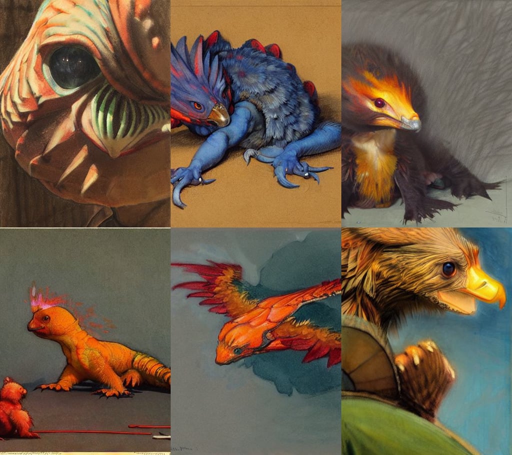 hyper-realistic phoenix hatchling by Waterhouse, art by Winslow Homer, insect wings, art by Rembrandt Van Rijn, full figure drawing, trending on pixiv, abstract, and Shinkai Makoto, art by Albrecht Dürer, A Bear Called Paddington, art by Edward Hopper, 8K