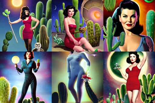 sherilyn fenn 2 6 years old astronaut. forbidden planet, bright nimbus, holding a cactus, soft torchlight in an egyptian tomb, holographic undertones, hand-painter textures on models 4k, art by peter tang and artgem, beautiful young catgirl