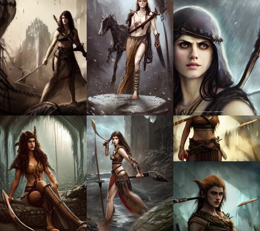 alexandra daddario as a female elvish barbarian | | pencil sketch, the entire city is covered in yogurt, photography by Artgerm and Greg Rutkowski and WLOP, wet boody, 8 k resolution trending on artstation concept art digital illustration, sitting with the crew in the ship's dining room, Bokeh, dark cinematic color scheme, jet black trenchcoat, exposed circuit boards and complexes of wiring, joshua middleton and sandra chevrier comic cover art, slim female figure ramp walk showcase, hello kitty, deep blue, gruesome, no animals lions, surrounded by scattered flowers, in the style of donato giancola, close - up composition