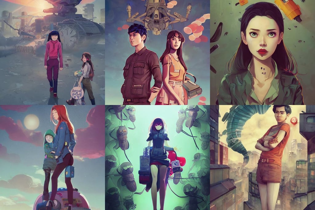 Son los mismos que espían tu paso, anime byrossdraws and liya nikorov and simon stalenhag and magali villeneuve and luxearte, mods, and Artgerm, tank, inspired by graphic novel cover art, DnD trending on artstation, realistic portrait full body, large eyes, by andrew robinson, architectural, ( ilya kuvshinov ), artstation 3 d render, art by artgerm and H R Giger and alphonse mucha, lit by morning light, passionate, hres, dream - like heavy dark mysterious nightmare atmosphere, shaman, art nouveau aesthetic