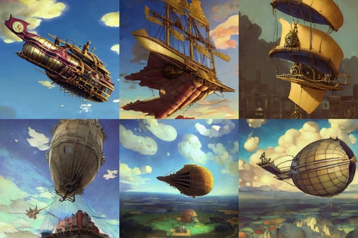 anime style steampunk airship, super-resolution, by WLOP, art by Johannes Vermeer, art by Henri Matisse, hyper-realistic, art by Wassily Kandinsky - Photo, Full body image, art by Edward Hopper, 35mm octane render, glamor shot, octane render Madhouse INC, art by Artemisia Gentileschi, glamor shot