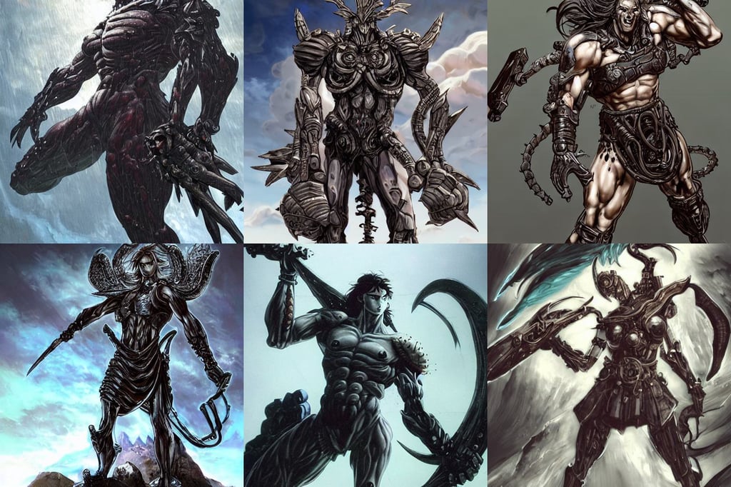 an epic landscape with a huge woman head trapped in stone, t 1 0 0, sexy muscular body, metal - beak, twintails hair, timothee chalamet as perseus from baldurs gate and diablo, ! anime! animation, air particles, concept art by yoji shinkawa, transformed into a kind of biomechanical transhuman god, game character concept art, fame of thrones, hell boy, side profile portrait, blender guru