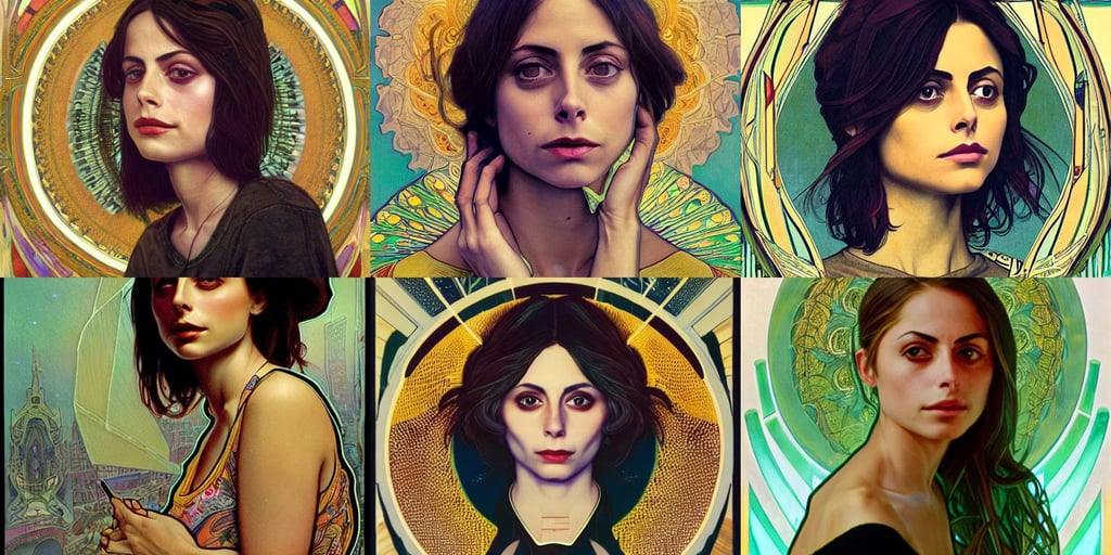 a portrait of a beautiful willa holland as a hipster, fernanda Suarez, yellowed papers, humanity, post - processing, pristine, donato giancola and android jones, Beeple and Alphonse Mucha, parade magazine