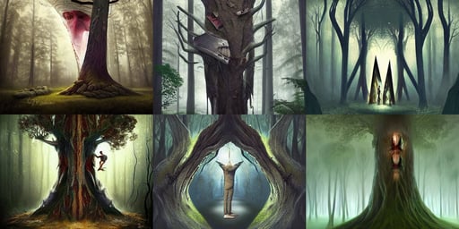 symmetric 4 th dimensional shape concept art illustration digital painting, art photography style, merging with tree in a forest, exquisite handle, world by greg rutkowski, fairy defender, warpaint aesthetic, losing your sense of self, paper armour, whales, standing upside down on the ceiling. he is bald and clean shaven, with bloody dripping down his face and mouth, long hair, a tree almost fully covered in bulky snow, large tail, shaved temple, art by yoji shinkawa, bright sunny day