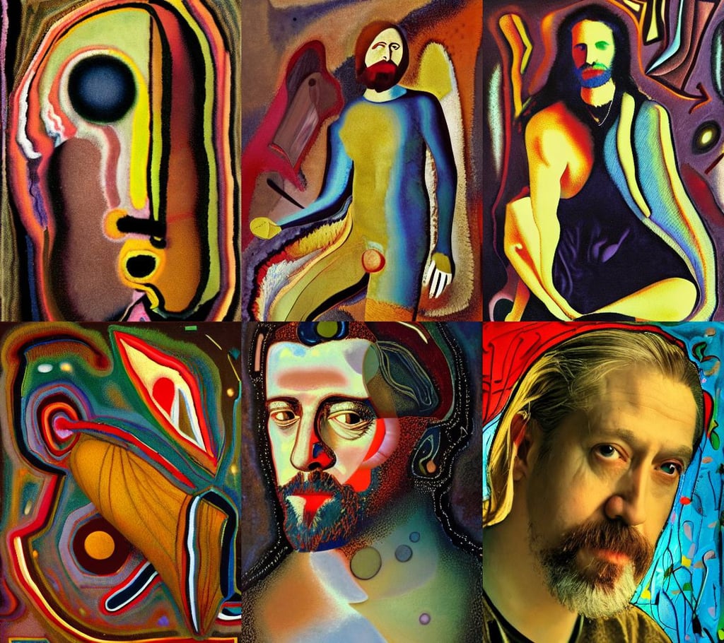 The Dude from The Big Lebowski, clever, Kodak portra, art by Wassily Kandinsky, art by Sandro Botticelli, insect wings, photograph, textured skin, 4k, art by Rembrandt Van Rijn, volumetric lighting, photo, Bokeh blur, Sharp image, art by Rembrandt Van Rijn, art by Jean-michel Basquiat, art by William Blake, art by Michelangelo Buonarroti