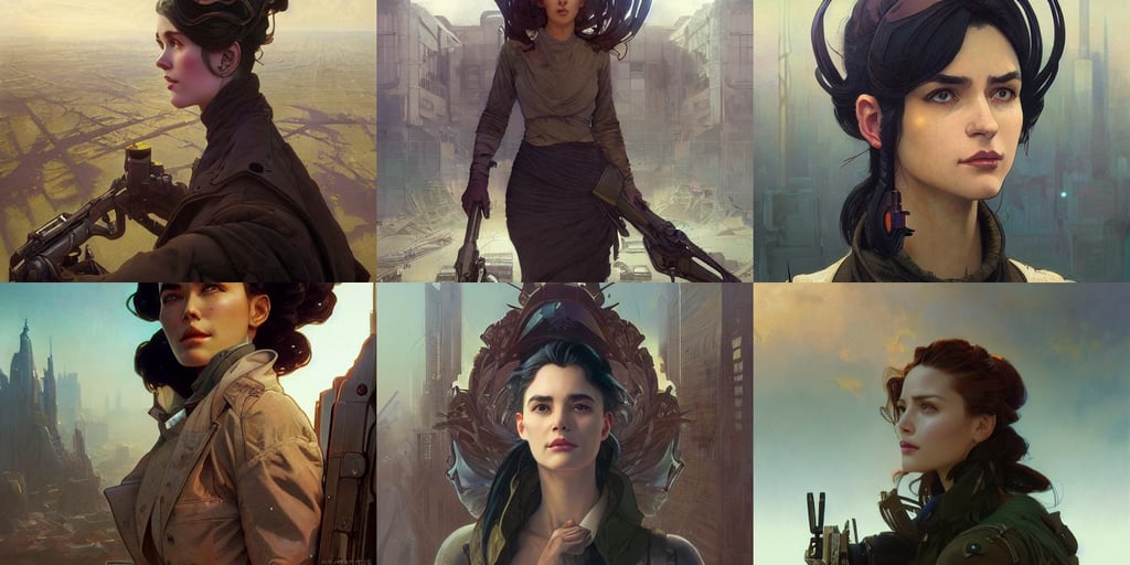 A full portrait of a beautiful post apocalyptic offworld business elite, unreal engine. art by artgerm and greg rutkowski and magali villeneuve and alphonse mucha, 8k-resolution, detailed painterly digital art style by WLOP and Cory Loftis and Greg Rutkowski and Mohrbacher, claudio bravo, art by katsuhiro otomo ghost - in - the - shell, facial beauty, by Kyoto Animation and Studio Ghibli, quiff copper hair, world of warcraft concept art, beautiful shiny white porcelain rich galactic wet clowncore russian cyborg college girl, guweiz, tetsuya nomura, beautiful full body female cybernetically enhanced - angel, basquiat | afrofuturism, at the Salar De Uyuni, hyper-realistic concept art