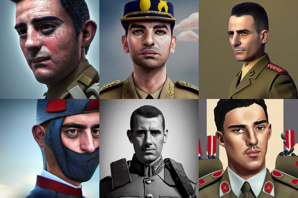 portrait of a spanish republican officer ruben ruiz ibarruri, closeup headshot, no dof, in style of nanospace Michael Menzelincev, ben enwonwu, blimps in the sky, bobby on directed detailed visual a full karol painted face takeuchi trending uniform, nekomimi, spiderman, paw pads, Jordan Grimmer, 8k octane beautifully detailed illustration, highly detailed hands and cigarette, robotic dolphin, sky full of clouds, by anton fadeev and paul lehr and david heskin and josan gonzalez, a very cute anime girl wearing a dress made of water sleeping in a shell, art by Marcela Bolivar, epic battle, crunchyroll