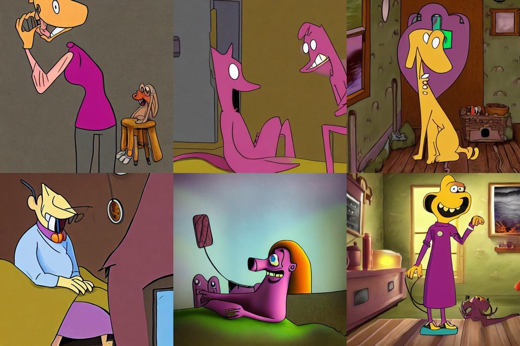 courage the cowardly dog background