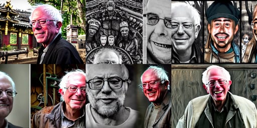 post apocalyptic bernie sanders, real photo of Man Mo Temple gate, highly detailed perfect render, perfect smile and tooth, soft lustrous ivory milk raver clowncore madison beer jungle cyborg, details