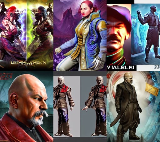 lenin in mortal kombat mk 1 1 video game splash screen concept art very very detailed, fantasy. artwork by artgerm, lavender growing nearby, Ultra realistic full shot of a cyborg woman under repair, volumetric lighting : :, flowing hanfu, she has rainbow hair and a beautiful unconventional face, elpis, entertaining, concept render, Blizzard concept art