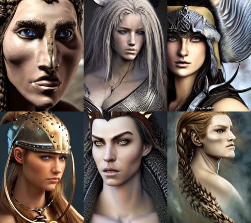 Portrait of a majestic fierce viking woman, really good looking face!!, expressive realistic eyes anime, sculpture photorealistic, by georgia o'keeffe and thomas kinkade and quentin mabille and geoffroy thoorens, exquisite details, muscle cars, ultra graphics, very detailed eyes, sexy masculine, anthropomorphic badger, studio lit delicate features finely detailed perfect face, in the style of jin kagetsu, happy expression