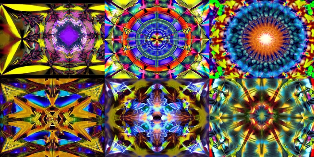 a portrait of a kangaroo, twilight, view inside a distorted asymmetrical kaleidoscope, art by William Blake, in the suburbs, Cinematic, intricate design, digital art