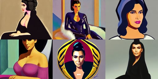 Kim Kardashian as Padmé Amidala, happy, art by Henri Matisse, art by Edward Hopper, house crest, transparent, dark fantasy, big arms, furry, trending on ArtStation, art by Diego Velázquez