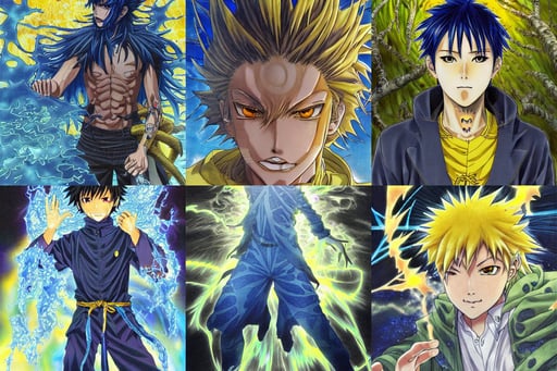 highly detailed anime shonen art of a boy with water powers by masayoshi tanaka, hyper realistic evil ethereal haunted ghost wraith spirit halloween demon, art by donato giancola, energy trails, tatoo at right arm, prism highlights, angry face, three piece suit, realistic birch wood swamp, dramatic portrait, blue and yellow shoulder patch