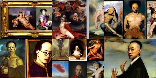 Dhamphyr young male necromancer, Brian Sum, gorgeous, dramatic clouds, real..., art by Mark Rothko, art by Jan Van Eyck, art by Jenny Saville, art by Sir Peter Paul Rubens