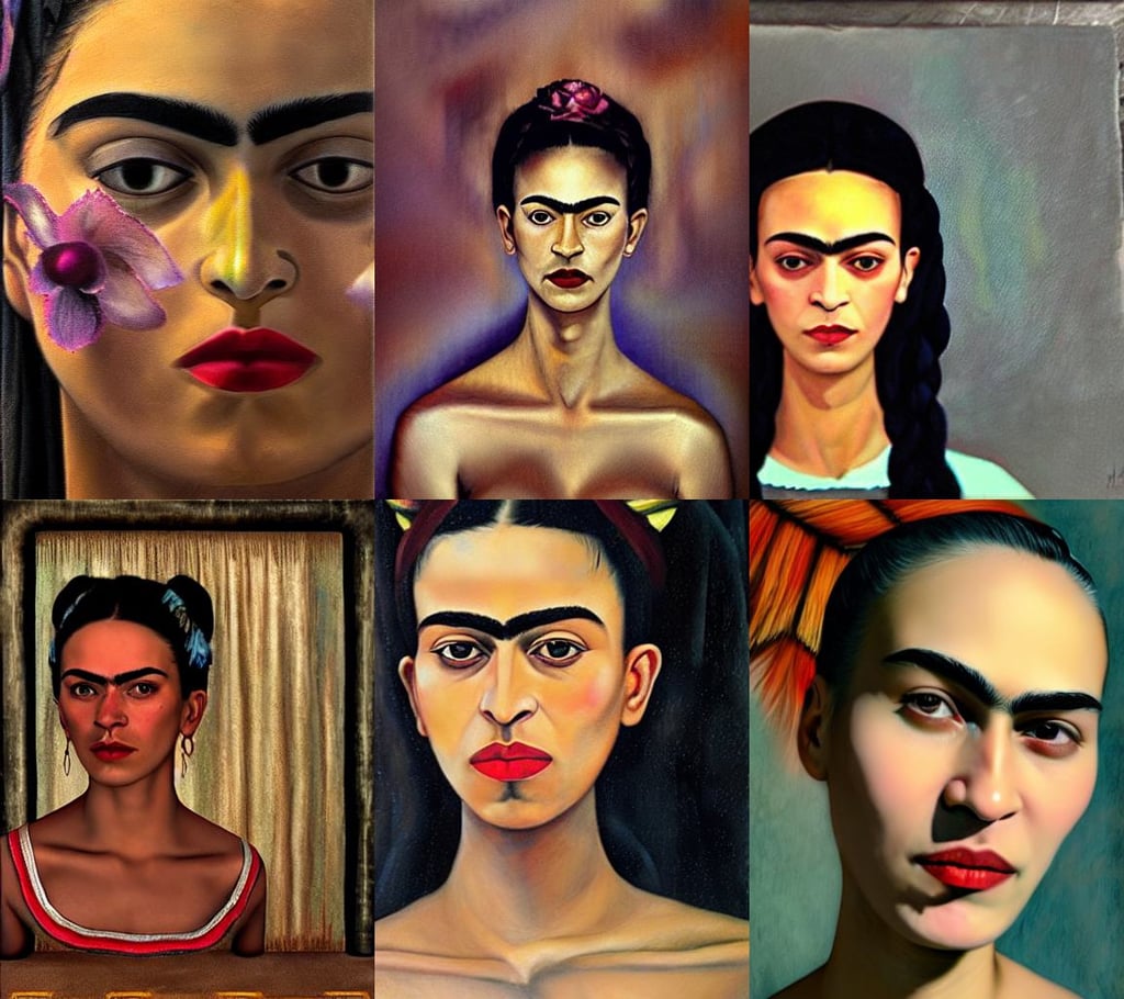 magic powers unreal engine beautiful girl realistic, sharp, art by Magdalena Carmen Frida Kahlo Claderón, art by Mark Rothko, grunge