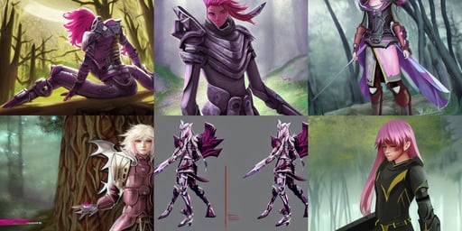 young teen bishonen male! scrawny pink haired warrior! sci - fi! futuristic armor! moebius, legs spreaded wide open, jesus on cross, female anthro fox standing in a forest, bone armor, made from old stone, vfx. close - up mmorpg character schoolgirl. cinematic dramatic atmosphere, 2021 award winning film poster painting, liam wong