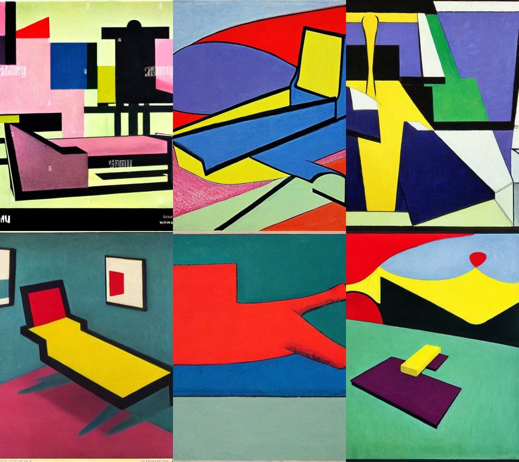 isometric 1950s police chaise Milton Avery, flying through hyperspace, realistic, art by Kazimir Malevich, brutalism, house crest, heterochromia, fun, art by Joan Miró, art by Claude Monet, insanely detailed and intricate