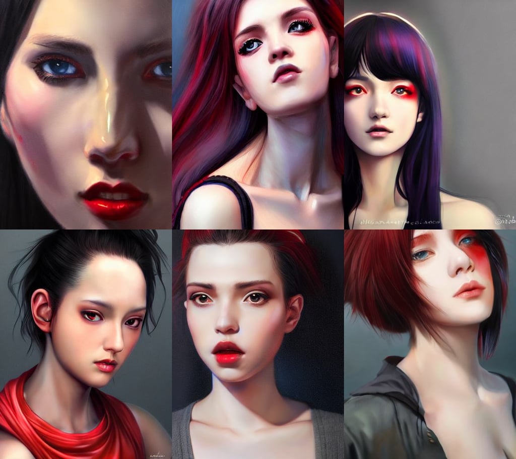 Portrait Painting Of A Rubenesque Woman Candid Portrait 