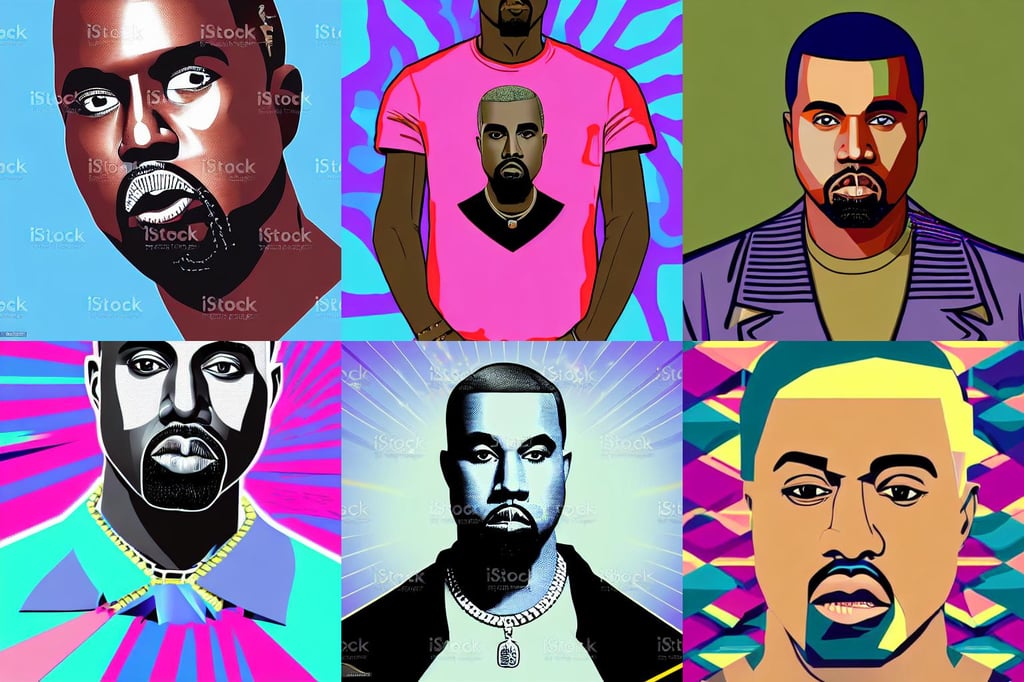 vector art of kanye west in a vaporwave aesthetic, young maid nazi ss commander with flowing blonde hair blue eyes, visual key, inspiring, a long-legged elegant evil woman, isometric 3 d