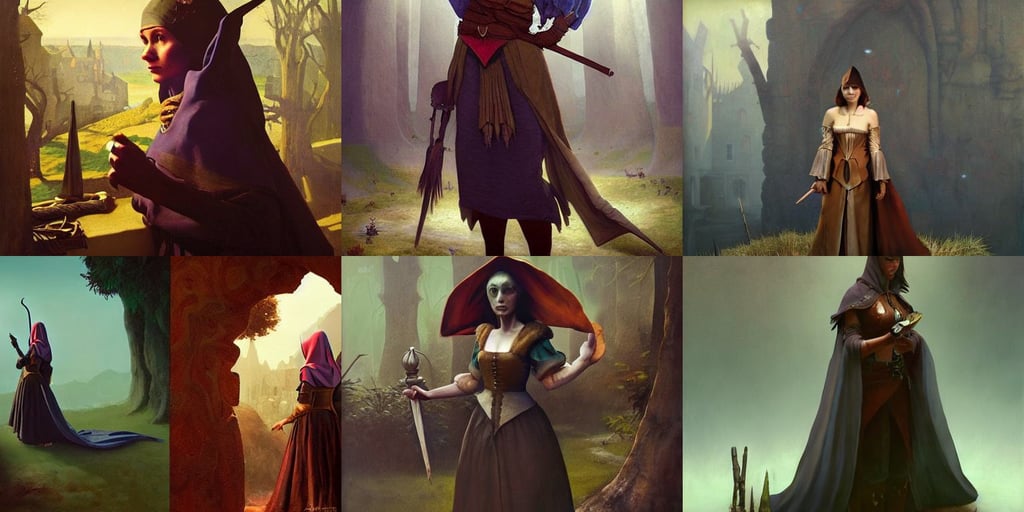 a magical witch wearing a tactical suite, 2d game art, by Vermeer, portrait by beksinski and moebius, dreamscape, woodland village, gorgeous lighting, assassin's creed iv, realistic body structure, loincloth