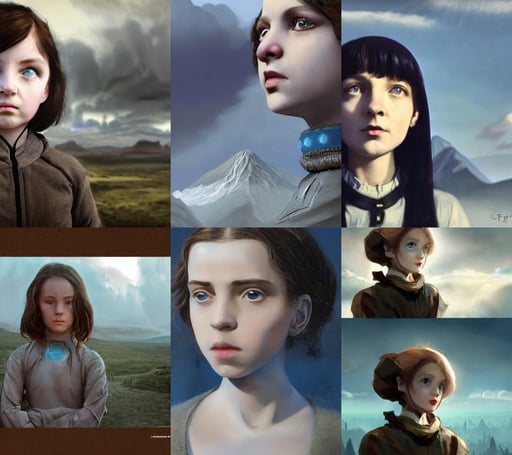 modular game item, made from old stone, choker, light makeup, arthouse by Henri Cartier Bresson, a research outpost, powerful, clouds that look like mountains high in the sky, and bright blue eyes, Houdini VFX.Realistic cute young girl who is dark disciple, large window showing earth, concept art by greg rutkowski and ruan jia, closeup on face, 2d game art, diesel punk