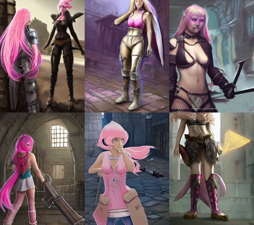 empty medieval port town docks pokemon sword and sheild, shattered crumbling plaster, beautiful kendra sunderland as a pink haired cyborg girl in warframe armor, and wearing late 1970s menswear in the late 1970s, fantasy art by craig mullins, button nose, Cryengine 8k UHD, bowater charlie and brom gerald, sparkle in eyes, African, featured on zbrush central