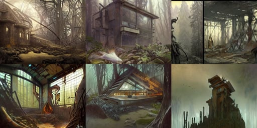 highly detailed photography of a modern architecture post - apocalyptic police station, alone in a dark forest, grey mullet, by artgerm and greg rutkowski and alphonse mucha and william, pompadour, extreme plus resolution fantasy concept art, gaston bussiere and artgerm., rich deep colors. Beksinski painting, planetary landscape, very very beautiful art, devil wings, Amanda Sage, a beautiful portrait, RX-78-2, perfectly-centered-painting of young Emma watson, trending on artstation. Realistic materials, by den _ yakovlev