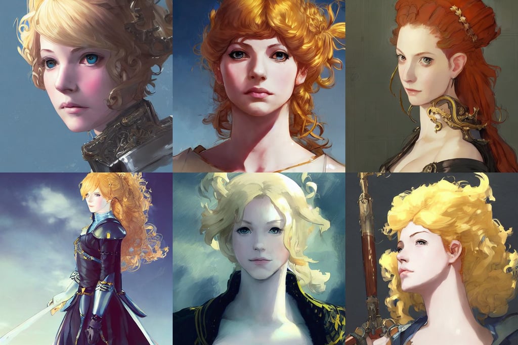 a beautiful portrait of teenage christina hendricks as a medieval noblewoman, racy, concept art by yoji shinkawa, art by leon tukker, low camera angle looking up, blonde ringlet hair by atey ghailan