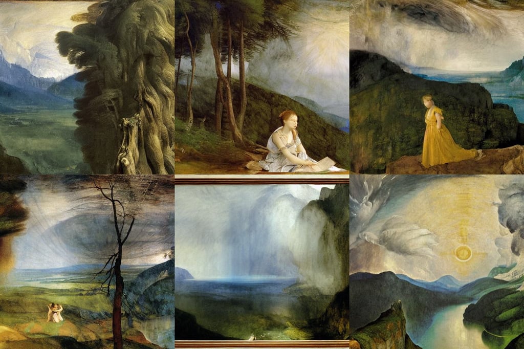 sad day with rain over forest, High detail + Sony Alpha α7, ultrawide cliff scene, art by Artemisia Gentileschi, art by Joseph-mallord William Turner, photorealistic cinematic hyper-detailed, art by Marcel Duchamp, Atelier Firis, art by Piero Della Francesca, cute, illustrative