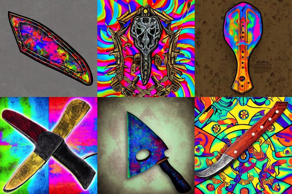 gothic style hatchet axe, devianart, tye sheridan as a colonial marine, psychedelic colors diagrams, 4k digital art