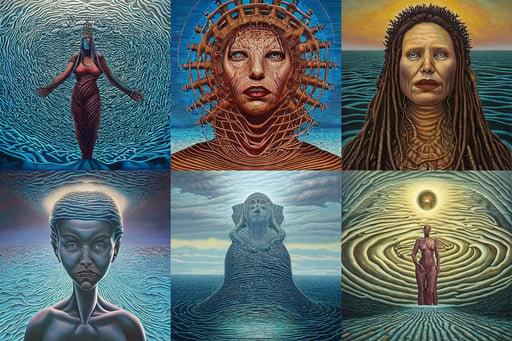 She will preside as a god, honored by humans, queen of the deep ...