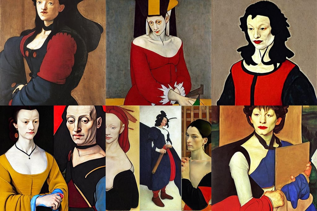 DnD NPC smug wealthy carpathian merchant woman. Painted portrait, art by Piet Mondrian, art by Joan Miró, art by Paolo Uccello, 8K, epic scene, art by Michelangelo Buonarroti, art by Michelangelo Merisi Da Caravaggio, art by Francisco De Goya, hyper-realistic, Sharp image