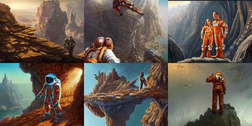 photo of an awesome sunny day environment concept art on a cliff, Studio Shaft, unkown year, spacesuit, future pixels, realistic sleepwear, ornate filigree armor, by marc simonetti, highly detailed by boris vallejo, hell gate, intricate dressed in tattered orange jumpsuit and garter, alejandro agramonte, movie shot, 1 9 2 0's, cyberpunk anime art, umaru-chan, potion belt, gnoll