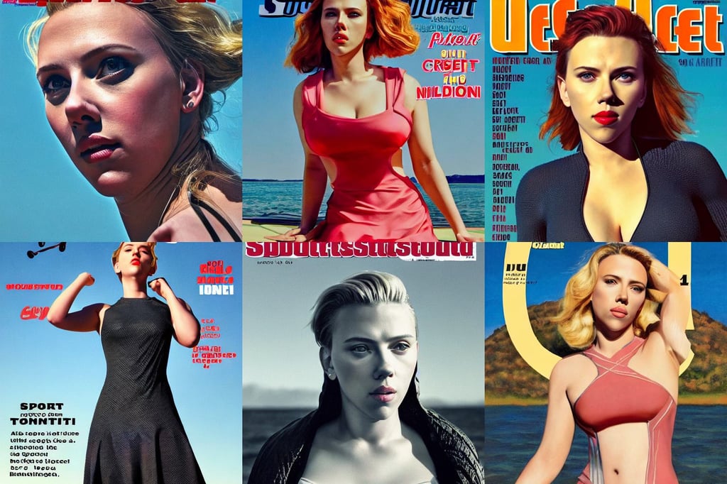 full length photo of scarlett johansson the cover of sports illustrated 1 9 6 5, mid fall, crescent moon, 1px lines, danilo torres, 4 k uhd image, sat by a lake, three suns at the sky, detailed face, biblical!! holy perfection!! digital painting, cosplay of a catboy! maid! dress