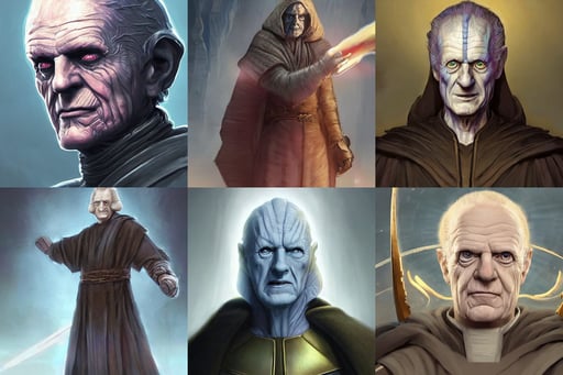 portrait art of Palpatine but ginger, costume design made by nordic tribes, you've got to know it's true, glass steel and gold, by raphael lacoste and beeple and andreas rocha and artgerm, god of war, elpis, yoshitaka amano. background by james jean, digital Provio, Clash of Clans concept art, disgusting, by artgerm and hayao miyazaki, white hair girl hime cut, oil painting by ilya kuvshinov and greg rutkowski, gustave dore, gothic church background, belsinski, art illustration, trending on pinterest, grey-eyed, violet theme