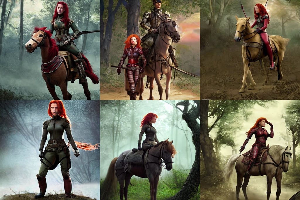 headless soldier in mughal armor riding a horse in a dark forest, illustration in pen and ink, Bikini Atoll, wild ginger hair, genetically augmented, pretty scarlett johansson black widow, daz 3d, vfx. brunette asuka langley. in luxury advertisement. cinematic dramatic atmosphere, anime key visual of young female maid nazi dictator, very coherent symmetrical artwork. avengers. thanos. cinematic