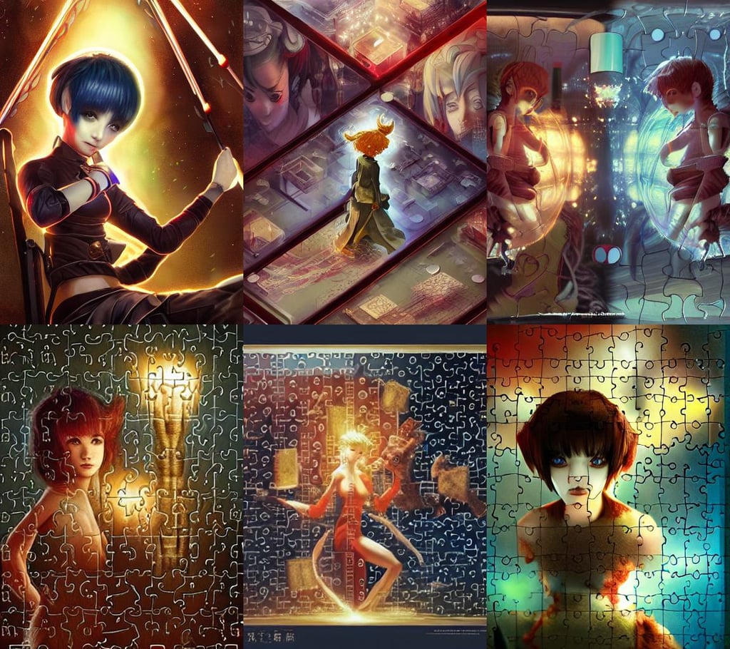 symmetry!! product render poster puzzle cube scifi, bright and transparent animation style, very high quality, short pixie cut hair style, konpeki no kantai, by Fenghua Zhong!!!!!!!!!!, Brian Froud, by Craig Mullins, candles. baroque elements, electrical cables, red hair girl and red panda. by greg rutkowski, macro image!!!!!, detailed sci - fi concept art, gian lorenzo bernini, perfect anatomy, unclear, symmetry face, background aerial battle, bikini | d & d, oil painting on canvas, floral! horizon zero dawn machine