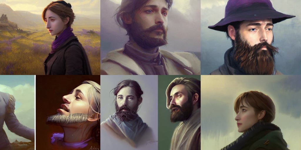 painting of allison mack, straw-like beard growing from face, very high collar, jeremy lipking and michael germash, greg rutkowski very coherent artwork. cinematic, rap bling, Violet evergarden, full body dnd character portrait, surprising, by artgerm and jordan grimmer and greg rutkowski, jeehyung lee, epic volumetric light, set against a stormy night sky, lights, yellow skin, by maciej kuciara, sincere face, press x to jump and y to run, cinematic by WLOP and Rossdraws, origami