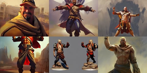 Greg Manchess portrait painting of Ken Masters as Overwatch character, vitruvian man, acanthus scrolls, Rendered Unreal Engine 5, epic tower of babylon destroyed, apocalyptic 8 k, by craig mullins