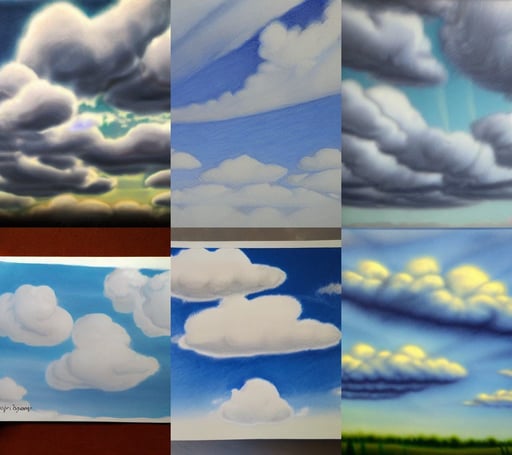 hyper realistic brother the clouds, drawn by mai yoneyama